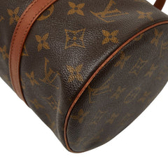 ルイ ヴィトン モノグラム パピヨン30 ハンドバッグ M51365 ブラウン PVC レザー レディース LOUIS VUITTON 【中古】