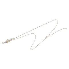 K18WG ホワイトゴールド ダイヤ1.00ct リーフモチーフ ペンダント ネックレス レディース 【中古】