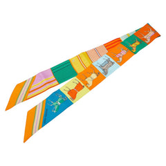 エルメス ツイリー COUVERTURES NOUVELLES スカーフ マルチカラー レディース HERMES 【中古】