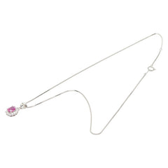 Pt850 プラチナ PM ピーエム ルビー1.03ct ダイヤ0.40ct ペンダント ネックレス レディース 【中古】