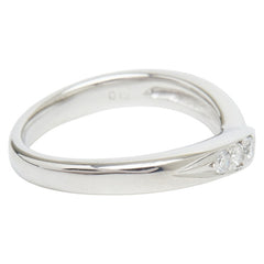 Pt900 プラチナ ダイヤ0.13ct リング 指輪 レディース 7号 【中古】