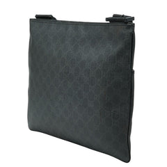 グッチ GGスプリーム 斜め掛け ショルダーバッグ 162904 ブラック PVC メンズ GUCCI 【中古】