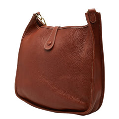 エルメス エブリン1 GM 斜め掛け ショルダーバッグ ブラウン ゴールド金具 トリヨンクレマンス レディース HERMES 【中古】