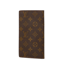 ルイ ヴィトン モノグラム 札入れ 長財布 ブラウン PVC メンズ LOUIS VUITTON 【中古】