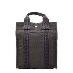 エルメス エールライン アド リュック バックパック ブラック キャンバス レディース HERMES 【中古】