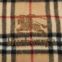バーバリー ノバチェック マフラー ベージュ マルチカラー ウール レディース BURBERRY 【中古】
