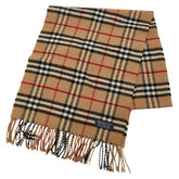 バーバリー ノバチェック マフラー ブラウン マルチカラー ウール レディース BURBERRY 【中古】