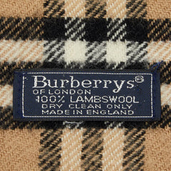 バーバリー ノバチェック マフラー ブラウン マルチカラー ウール レディース BURBERRY 【中古】