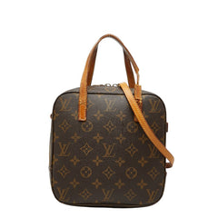 ルイ ヴィトン モノグラム スポンティーニ ハンドバッグ ショルダーバッグ 2WAY M47500 ブラウン PVC レザー レディース LOUIS VUITTON 【中古】
