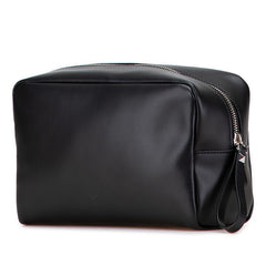 ヴァレンティノ VLTNロゴ セカンドバッグ ポーチ ブラック レザー レディース VALENTINO 【中古】