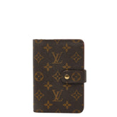 ルイ ヴィトン モノグラム ポルトパピエ 二つ折り財布 M61207 ブラウン PVC レザー レディース LOUIS VUITTON 【中古】