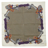 ディオール スカーフ ホワイト マルチカラー レディース Dior 【中古】