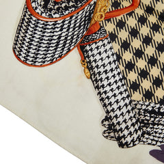 ディオール スカーフ ホワイト マルチカラー レディース Dior 【中古】