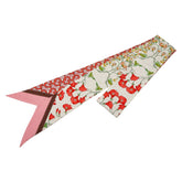 バーバリー TBモノグラム フラワー 花柄 スカーフ ホワイト マルチカラー レディース BURBERRY 【中古】