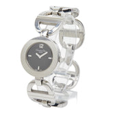 ディオール マリス 腕時計 CD022110 クオーツ ブラック文字盤 ステンレススチール レディース Dior 【中古】