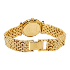 ディオール スウィング オクタゴン 腕時計 D64 151 クオーツ ゴールド文字盤 メッキ レディース Dior 【中古】