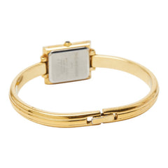 サンローラン バングルウォッチ 腕時計 シェル文字盤 5920-H12115 クオーツ ホワイト文字盤 メッキ レディース SAINT LAURENT 【中古】