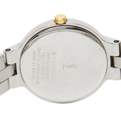 サンローラン 腕時計 5421-H13839 クオーツ ブラック文字盤 ステンレススチール レディース SAINT LAURENT 【中古】