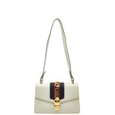 グッチ シェリーライン シルヴィ ショルダーバッグ 421882 ホワイト マルチカラー レザー レディース GUCCI 【中古】