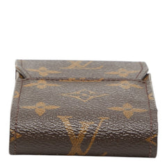 ルイ ヴィトン モノグラム エテュイ シガレット タバコケース M63024 ブラウン PVC レザー レディース LOUIS VUITTON 【中古】