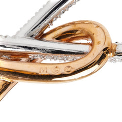スワロフスキー インフィニティ バングル パヴェ ピンクゴールド メッキ メタル ラインストーン レディース SWAROVSKI 【中古】