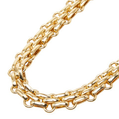 クリスチャンディオール チェーンネックレス ゴールド メッキ レディース Christian Dior 【中古】