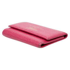 グッチ キーケース 6連 354499 ピンク レザー レディース GUCCI 【中古】