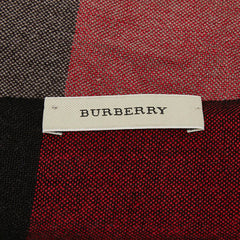 バーバリー チェック マフラー ストール マルチカラー ウール シルク レディース BURBERRY 【中古】