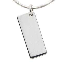 ディオール トロッター プレート ペンダント ネックレス シルバー ブルー系 メタル レディース Dior 【中古】