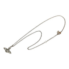 ヴィヴィアンウエストウッド ミニバスレリーフ ネックレス シルバー メタル ラインストーン レディース Vivienne Westwood 【中古】