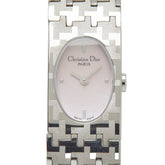 ディオール ミスディオール 腕時計 D70-100 クオーツ ピンク文字盤 ステンレススチール レディース Dior 【中古】