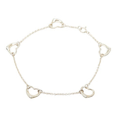ティファニー オープンハート ブレスレット SV925 シルバー レディース TIFFANY&Co. 【中古】