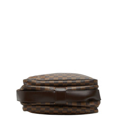 ルイ ヴィトン ダミエ ナヴィグリオ ショルダーバッグ N45255 ブラウン PVC レザー レディース LOUIS VUITTON 【中古】