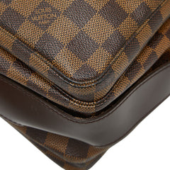 ルイ ヴィトン ダミエ ナヴィグリオ ショルダーバッグ N45255 ブラウン PVC レザー レディース LOUIS VUITTON 【中古】