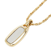 ディオール ロゴ ネックレス ゴールド メッキ レディース Dior 【中古】