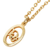 ディオール ロゴ ネックレス ゴールド メッキ レディース Dior 【中古】