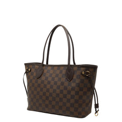ルイ ヴィトン ダミエ ネヴァーフルPM トートバッグ ハンドバッグ N41359 エベヌ ブラウン PVC レザー レディース LOUIS VUITTON 【中古】