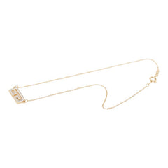 ジバンシー Gロゴ ラインストーン ネックレス ゴールド メッキ レディース Givenchy 【中古】