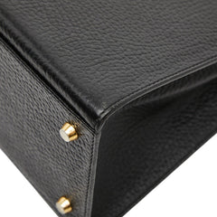 ハイクラス ハンドバッグ ブラック レザー レディース HIGH CLASS 【中古】
