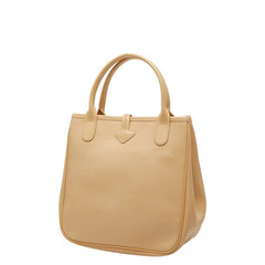 ロンシャン ロゾ ハンドバッグ ベージュ レザー レディース Longchamp 【中古】