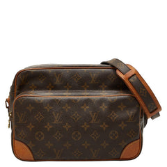 ルイ ヴィトン モノグラム ナイル ショルダーバッグ M45244 ブラウン PVC レザー レディース LOUIS VUITTON 【中古】