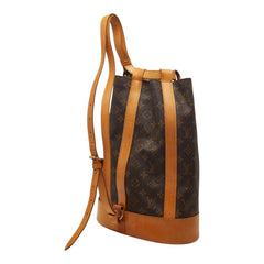 ルイ ヴィトン モノグラム ランドネPM ショルダーバッグ ボディバッグ M42243 ブラウン PVC レザー レディース LOUIS VUITTON 【中古】