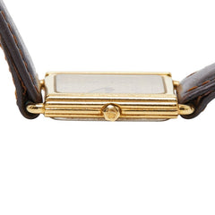 ディオール 腕時計 58.122 クオーツ ゴールド文字盤 ステンレススチール レディース Dior 【中古】