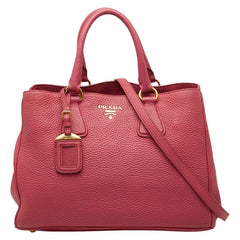 プラダ ハンドバッグ ショルダーバッグ 2WAY ピンク ヴィッテロダイノレザー レディース PRADA 【中古】