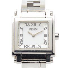 フェンディ 腕時計 072-6000L クオーツ ホワイト文字盤 ステンレススチール ユニセックス FENDI 【中古】