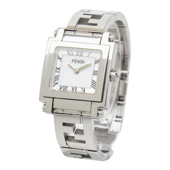 フェンディ 腕時計 072-6000L クオーツ ホワイト文字盤 ステンレススチール ユニセックス FENDI 【中古】