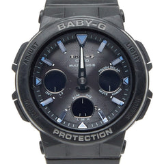 カシオ ビーチトラベラーシリーズ Baby-G 腕時計 BGA-2500-1AJF クオーツ ブラック文字盤 シリコン レディース CASIO 【中古】