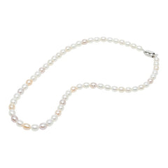 バロックパール ネックレス シルバー レディース 【中古】