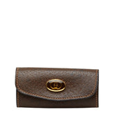 グッチ オールドグッチ キーケース 3連 ブラウン レザー レディース GUCCI 中古
