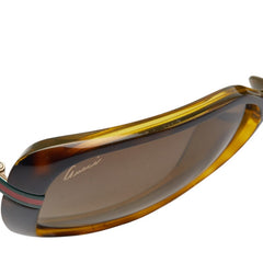 グッチ インターロッキングG シェリーライン サングラス GG 3211/F/S ブラウン プラスチック レディース GUCCI 【中古】
